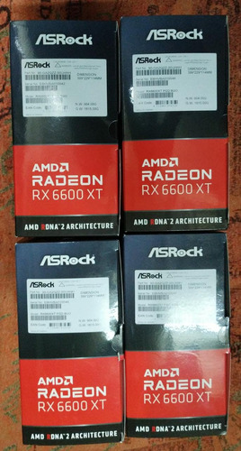 Asrock Amd Radeon Rx 6600xt (4) Usadas Excelente Estado