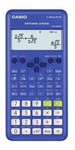 Calculadora Cientifica Casio Fx-82la Plus2 252 Funciones