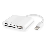 Adaptador Genérico Aux - Lightning Usb 3.2 Blanco 7m