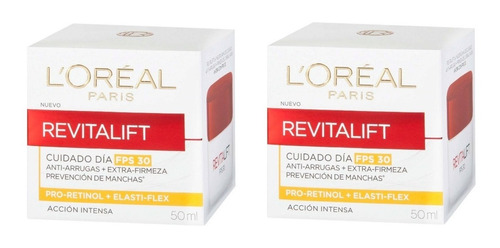 Crema Facial L'oréal Revitalift 40+ Anti Arrugas 2 Pz 50 Ml