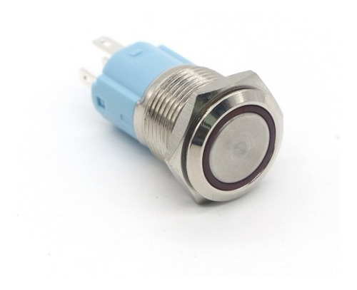 Botão Interruptor Led Aço Inox 12v / 6a