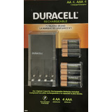 Duracell Cargador Con Cuatro Pilas Aa Y Cuatro Aaa Recargabl