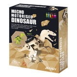 Dinosaurio Motorizado Mecano De Madera (armable)
