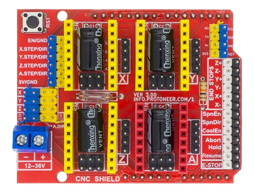 Placa De Expansión Para Impresora 3d Cnc Shield V4 Shield V3