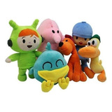 6 Piezas Pocoyo Elly Pato Muñeco De Peluche Juguete Regalo