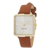 Reloj Nine West, Para Mujer, Con Correa, Marrón