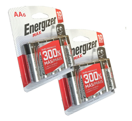 Pilas Energizer Aa Max Alcalina Blister X 12 Unidades