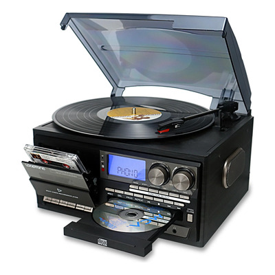 Cd Bluetooth Con Tocadiscos Vintage 10 En 1 Looptone | Envío gratis