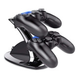 Cargador Base Doble Controles Joystick Ps4  Vertical 