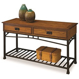 Home Styles 505022 Modern Craftsman Sofa Table Apenado Acaba