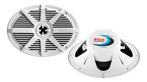 Parlantes Marinos Boss Para Embutir 6 X9   Blanco 350w (par)