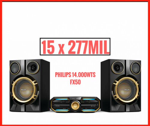 Equipo De Música Philips Fx 50 Potencia De 14.000 Watts