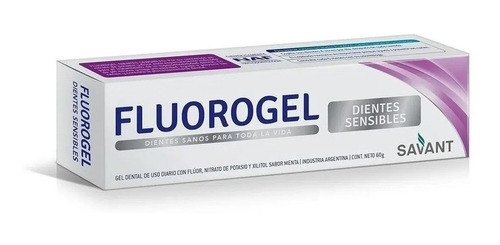 Fluorogel Dientes Sensibles Menta X 60gr