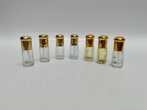 Perfumero Pequeño Cristal Tapa Metal Usa Antiguo Precio Xc/u