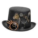 Steampunk Top Hat Gothic Head Gear Fedora Para Disfraces