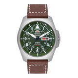 Relógio Masculino Orient Verde Militar F49sc019 E2nx
