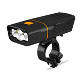 Luz Bicicleta Triple T6 Recargable Usb 1200 Lumens Lluvia