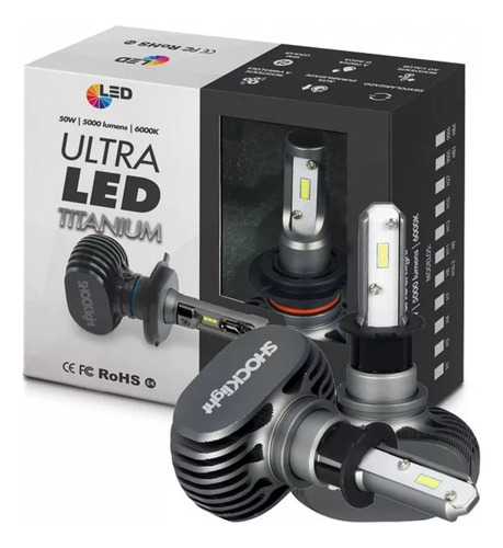 Kit Ultraled Titanium Shocklight 10000lumens 12/24v