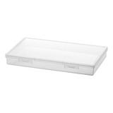 Caja De Almacenamiento De Plástico Transparente Con Tapa Par