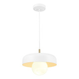 Colgante Globe Electric Jackie De 1 Luz, Blanco Mate, Detall