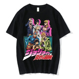 Camiseta Con Estampado Gráfico De Jojo Bizarre Adventure