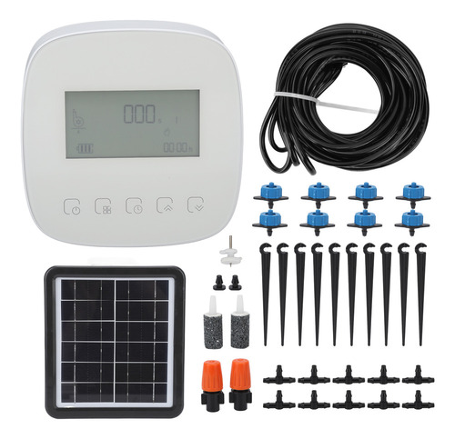 Sistema De Riego Automático Con Carga Solar Programable Para