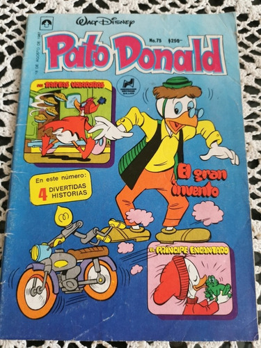 Cómic Del Pato Donald Número 75 Editorial Novedades