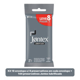 144 Preservativo Camisinha Jontex Lubrificado Atacado