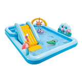 Piscina Playground Aventura Na Floresta 493 Litros Mais 57 L