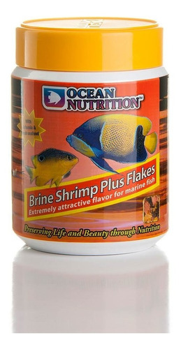 Alimento Para Peces Ocean Nutrition Brine Shrimp Plus Artemia De 34 Gramos Escamas Marinos Tropicales Goldfish 