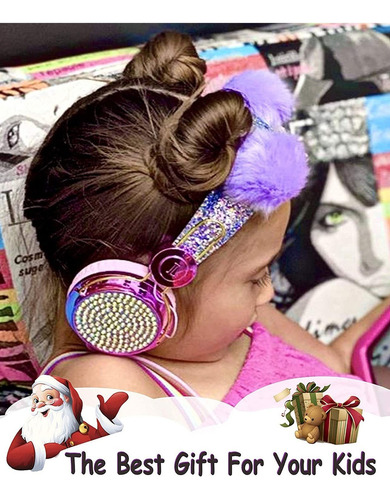 Unicornio Auriculares Para Niños Con Microfono Sobre La Orej