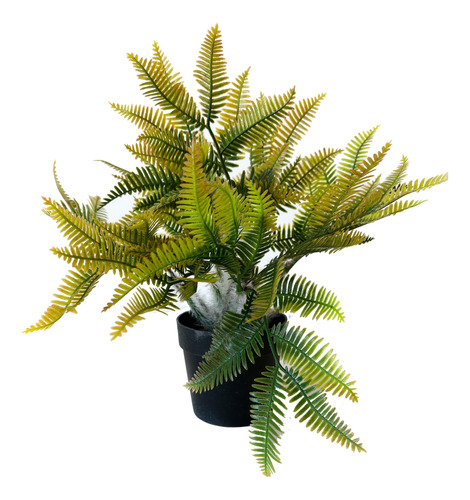 Maceta Con Helecho- Plantas Artificiles 10x35 Cm-