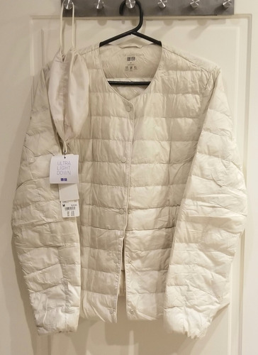 Campera Uniqlo Ultra Light Down Jacket Color Natural Talle M