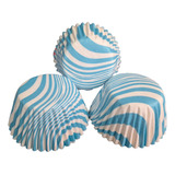 * Capacillos Blancos Olas Azules Moana Boda Cupcake Fondant