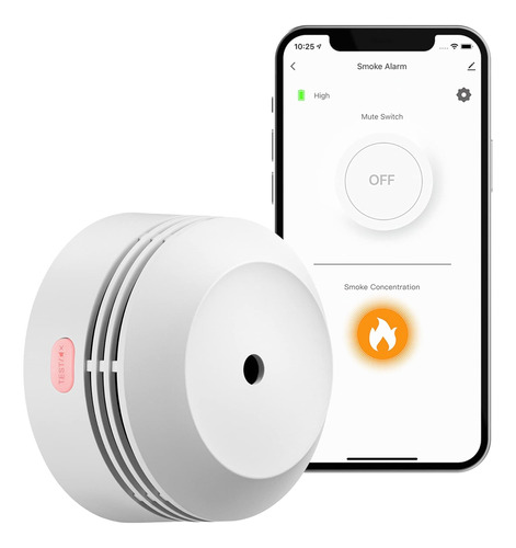 Detector De Humo Wi-fi, Humo De Incendio Inteligente Inalámb