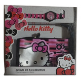 Kit Cosmetiquera Y Reloj Hello Kitty