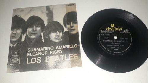 The Beatles El Submarino Amarillo Simple En Vinilo