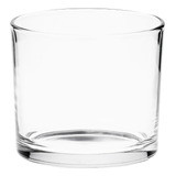 Indro 220 Juego De Vasos De Vidrio Italianos P Velas Color Transparente