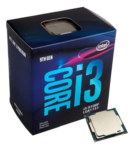 Processador Intel Core I3 9100f 3.6ghz Lga1151 Gamer Oem