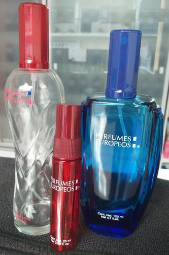 Paquete De 2 Perfumes Europeos 120ml, Gratis Perfume De 25ml