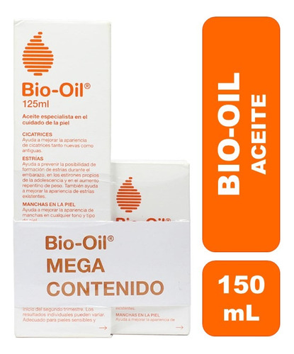 Bio Oil Aceite Estrías 150ml - mL a $400