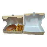 Caja Para Alitas,papas,hamburguesa, 15.5x20,5x5 Cm 50 Pzas