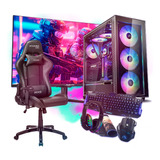 Pc Gamer Barato I7 16gb Ram +monitor Completo + Cadeira Game