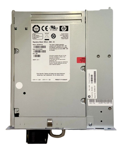 Lto-5 Hp  Ultrium 3000 Fc Internal 603882-001 Aq293b @