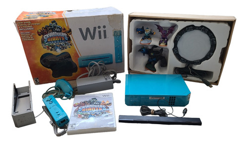 Consola Wii Azul Edición Especial Bundle Skylanders