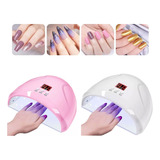 Cabine Led/uv Unha Manicure Gel Acrigel Branca 