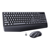 Combo Teclado Y Mouse Inalámbricos, Teclado Computadora 2.4g