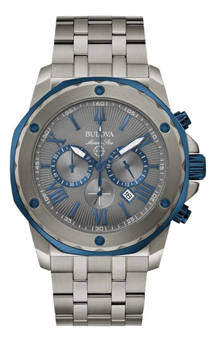 Reloj Bulova Marine Star 98b411 Para Caballero E-watch