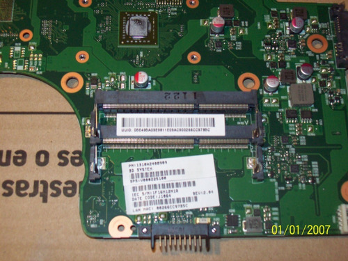 Motherboard Placa Base Toshiba C655d Usada