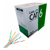 Cable De Red Utp Cat6 Caja De 305mts 100% Cobre / Premium